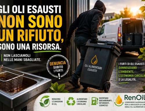 Comunicato stampa: cresce l’allarme furti degli oli alimentari esausti della ristorazione
